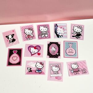 Vintage Y2K 2000s mcbling Sanrio hello kitty sticker bundle